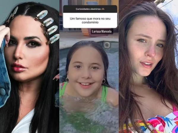 Perlla é mãe de Pietra, que é fã de Larissa Manoela.(Imagem:Reprodução/Instagram)