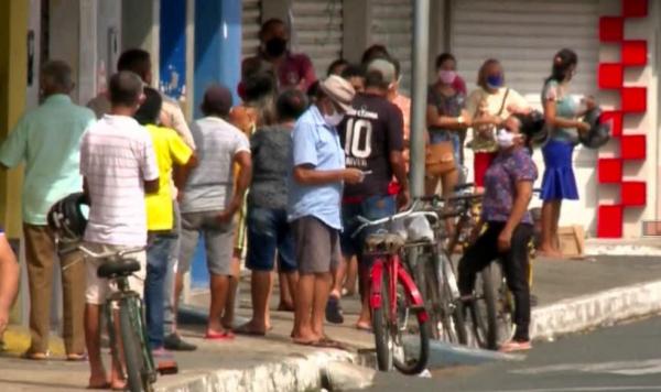 Centro de Teresina em funcionamento.(Imagem:Magno Bonfim/TV Clube)