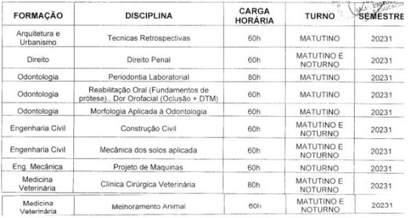 Os profissionais interessados têm até o dia 04 de janeiro para o envio de currículo. (Imagem:Reprodução/edital)