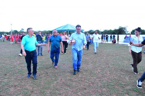 Ciro Nogueira inaugura obras e anuncia investimentos de mais de R$ 1 milh&atilde;o na &aacute;rea do esporte(Imagem:Ascom)