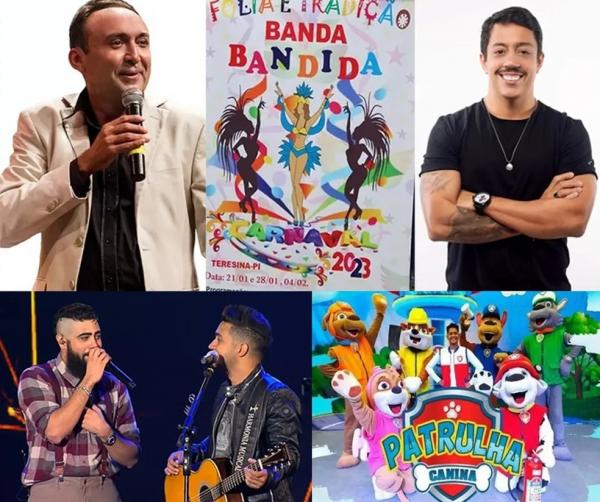 Agenda Cultural: Henrique e Juliano, Renato Albani e Patrulha Canina e mais eventos em Teresina entre 26 e 31 de janeiro.(Imagem:Reprodução/g1)