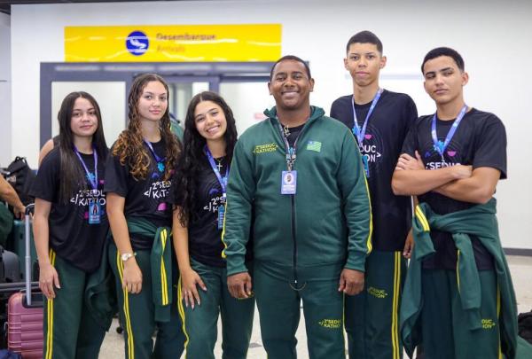 Do Piauí para o Mundo: intercambistas Seduckathon 2025 embarcam para experiência educacional em Portugal(Imagem:Divulgação)