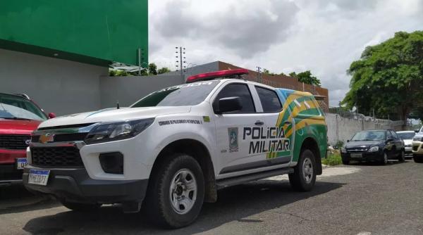 Viatura da Polícia Militar do Piauí.(Imagem:Andrê Nascimento/G1)