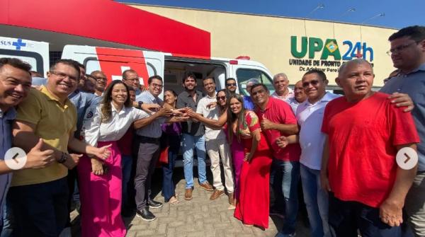 Nova ambulância reforça atendimento de urgência na UPA 24h de Floriano.(Imagem:Reprodução/Instagram)