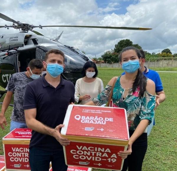 Barão de Grajaú recebe segunda dose de vacina contra o Covid-19(Imagem:Reprodução)