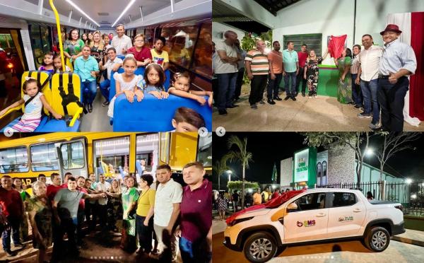 Deputado Francisco Costa participa de inauguração do Cine Teatro em São João do Arraial.(Imagem:Reprodução/Instagram)