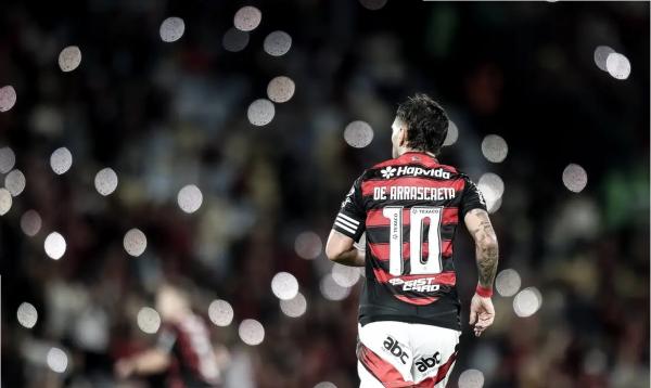 Flamengo enfrenta Estudiantes pela Libertadores no Maracanã(Imagem:GILVAN DE SOUZA/FLAMENGO/DIREITOS RESERVADOS)