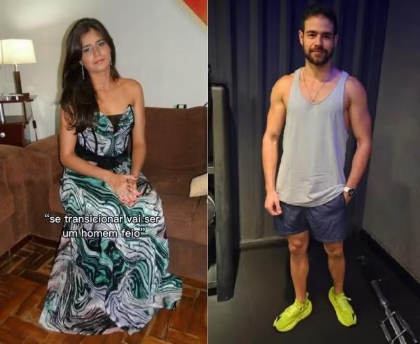 Bernardo Rabello posta foto antes da transição.(Imagem:reprodução/ instagram)