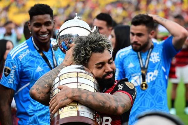  Gabigol, Flamengo x Athletico, final da Libertadores.(Imagem:AFP )