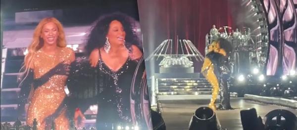 Beyoncé ganhou parabéns de Diana Ross em show de sua turnê.(Imagem:Reprodução)