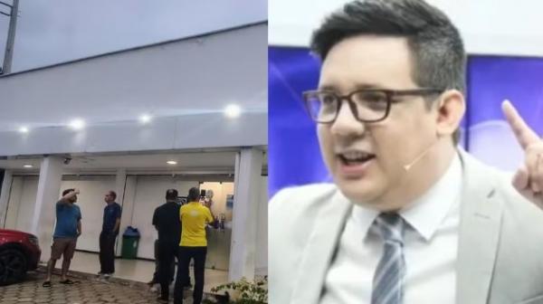 Corpo do jornalista Erlan Bastos &eacute; sepultado neste domingo (18) em Teresina(Imagem:Vit&oacute;ria Bacelar/g1)