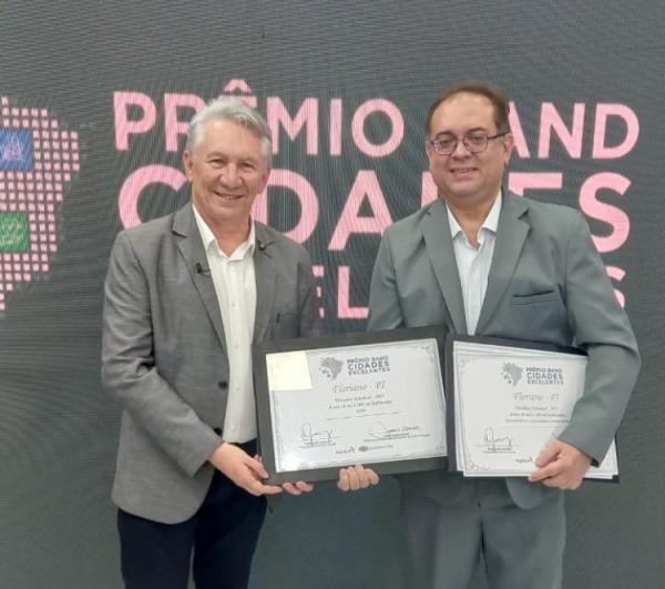 Prefeitura de Floriano é destaque no Prêmio Band Cidades Excelentes 2025.(Imagem:Secom)