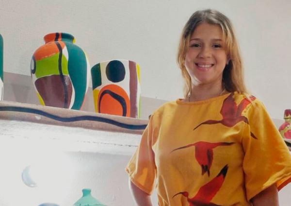 Maria de Lourdes Mendes, artes&atilde; e artista pl&aacute;stica.(Imagem:Ascom Secul)
