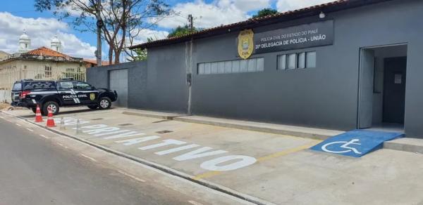 Delegacia de Polícia de União, no Piauí.(Imagem:Divulgação PCPI)