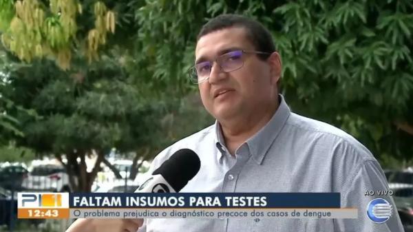  Herlon Guimarães alerta para a importância da prevenção contra criadouros do mosquito Aedes aegypti. (Imagem:Reprodução/TV Clube )