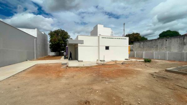 Seinfra avança na construção da primeira Casa da Mulher Brasileira no interior do Piauí.(Imagem:Ascom Seinfra)