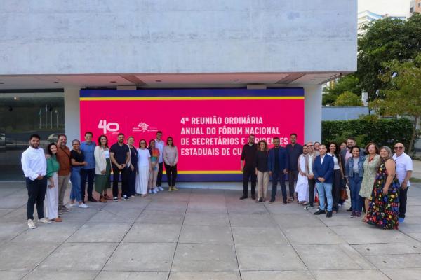 O evento reúne gestores de todo o país para alinhar políticas culturais e fortalecer ações integradas.(Imagem:Divulgação)