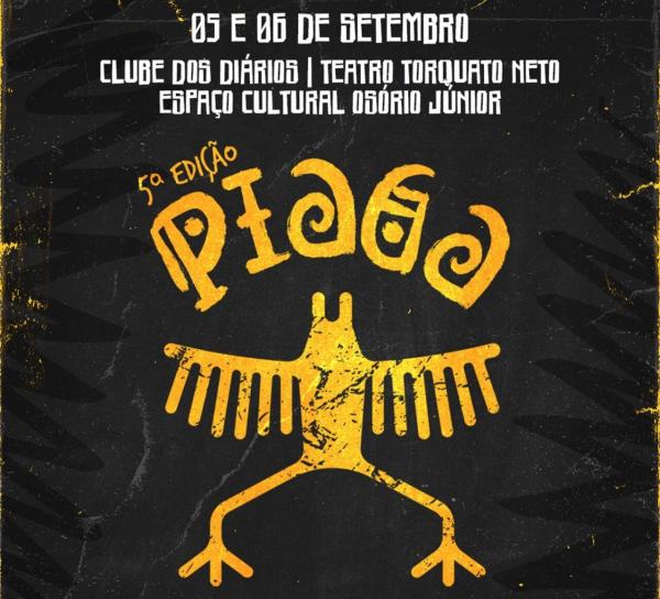 O evento celebra a arte piauiense em dois dias de programação integrada no Clube Dos Diários.(Imagem:Divulgação)