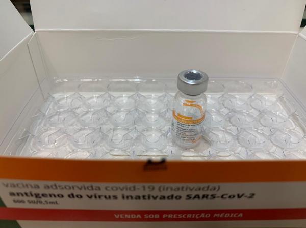 Vacina CoronaVac(Imagem:Lafaete Vaz/G1)