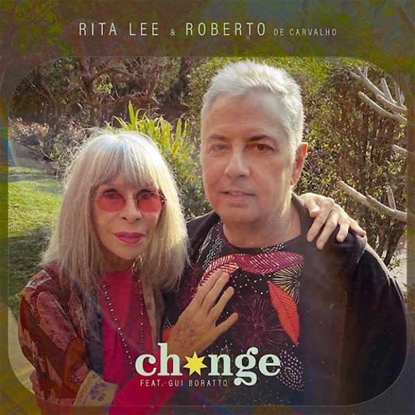 Capa do single Change, de Rita Lee & Roberto de Carvalho(Imagem:Divulgação)