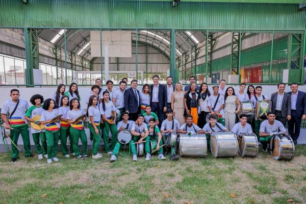 Cumprindo agenda em Teresina, nesta terça-feira (04), o ministro da Educação Camilo Santana conversou com estudantes na zona sudeste da capital.(Imagem:Gabriel Paulino)
