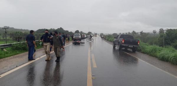 Acidente aconteceu no KM 428 da BR-407.(Imagem:Divulgação /PRF-PI)