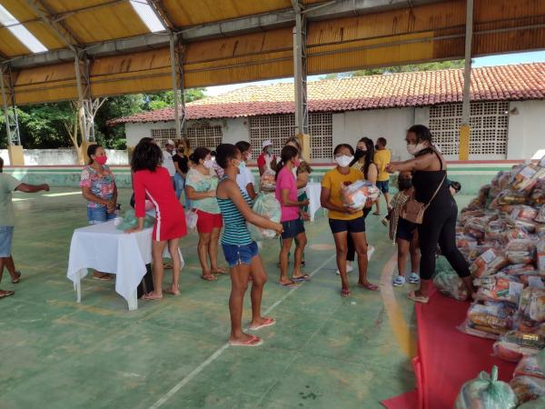 Assistência Social realiza entrega de cestas básicas para famílias carentes em Barão de Grajaú(Imagem:FlorianoNews)