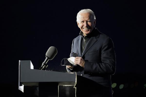 Joe Biden vence na Pensilvânia é eleito o novo presidente dos EUA, aponta projeções da AP.(Imagem:Andrew Harnik/AP)