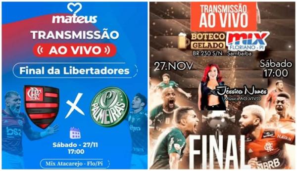 Mix Atacarejo de Floriano prepara programação especial para grande final da Copa Libertadores.(Imagem:Divulgação)