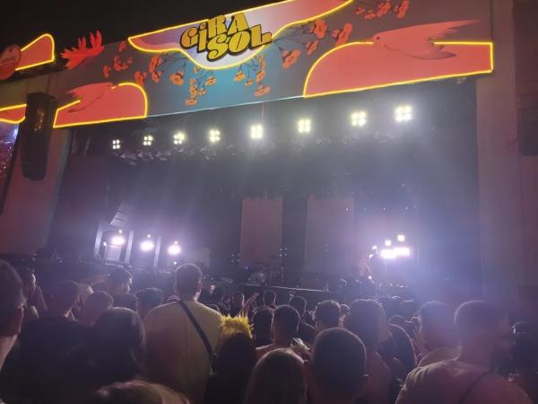 Palco do Girasol em Teresina.(Imagem:Catarina Costa/g1 Piauí)