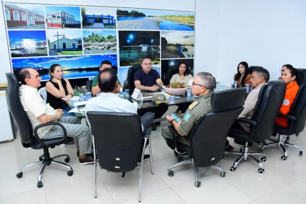 Prefeitura de Floriano realiza reunião estratégica sobre gestão de riscos e desastres no período chuvoso(Imagem:Secom)