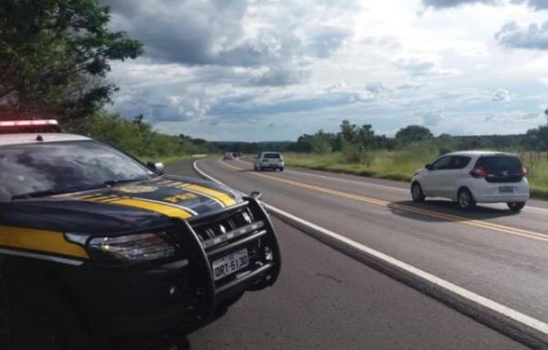 Operação com radares flagra motoristas em alta velocidade na BR 343.(Imagem:PRF)