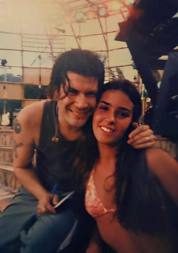 Isabella Pinheiro e Paulo Ricardo, em 2003.(Imagem:Arquivo Pessoal)
