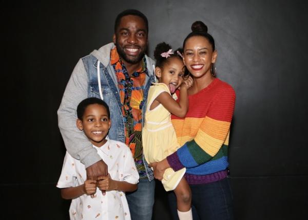 Lázaro Ramos e Taís Araujo com os filhos, Maria Antônia e João Vicente.(Imagem:Manuela Scarpa / Brazil News)