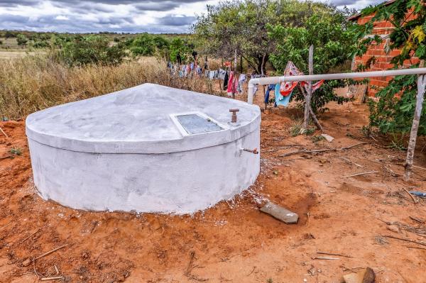 As cisternas garantem a seguran&ccedil;a h&iacute;drica e contribuem para o fortalecimento da agricultura familiar em &aacute;reas afetadas pela seca.(Imagem:Geirlys Silva)
