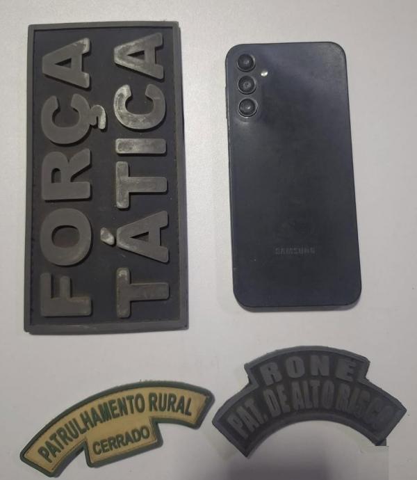 Força Tática apreende celular com restrição de roubo durante abordagem no povoado Pequi, em Floriano.(Imagem:Reprodução/Instagram)