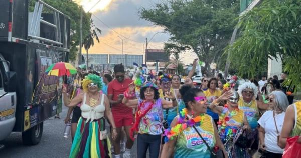 Bloquinho do Sesc anima ruas de Parna&iacute;ba no Carnaval.(Imagem:Divulga&ccedil;&atilde;o)