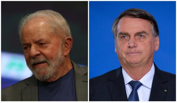 Lula e Bolsonaro em montagem de fotos.(Imagem:Fátima Meira e Tom Molina/Estadão Conteúdo)