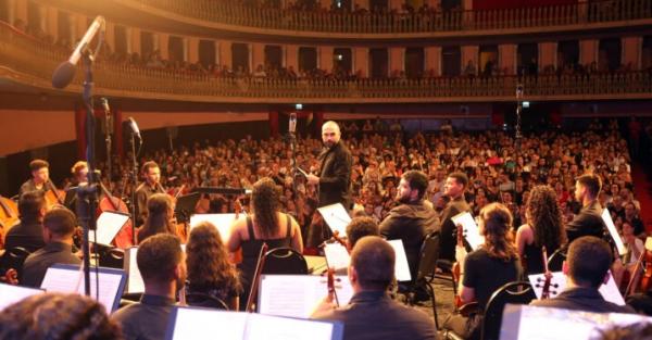 Alunos de Orquestras do Sesc no Piauí participam de Festival Internacional em Pelotas(Imagem:Divulgação)