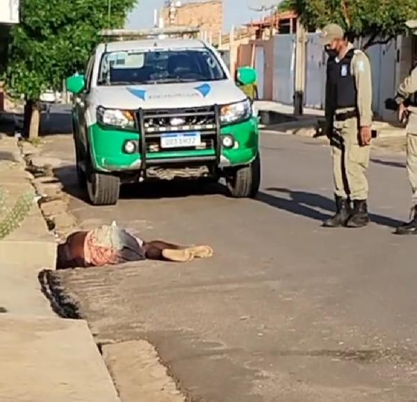 Homem é encontrado morto em Floriano(Imagem:Reprodução/Canal Liberdade)