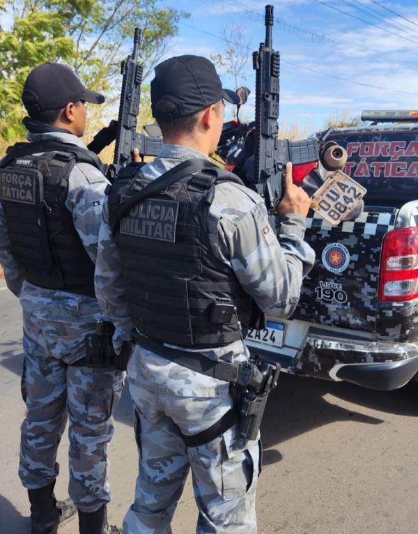 Polícia Militar recupera motocicleta furtada em área de mata em Floriano(Imagem:Reprodução/Instagram)