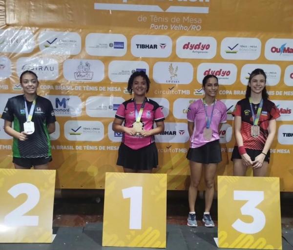 Piauiense &eacute; campe&atilde; em duas categorias na Copa Brasil de T&ecirc;nis de Mesa em Rond&ocirc;nia(Imagem:Ascom Secepi)