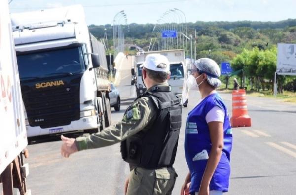 Barreira Sanitária é implantada em Floriano para evitar entrada da variante(Imagem:Reprodução)