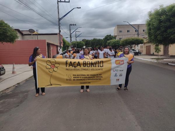 Barão de Grajaú realiza caminhada em prol do Dia Nacional de Combate ao Abuso e à Exploração Sexual(Imagem:FlorianoNews)