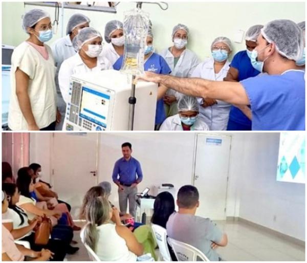 Hospital Regional Tibério Nunes eleva padrões com treinamento da equipe de enfermagem em hemodiálise(Imagem:Reprodução/Instagram)