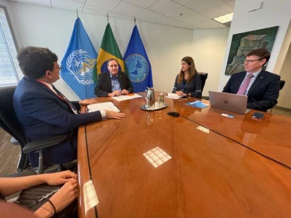 Governador Rafael Fonteles sela parceria com a OPAS para saúde digital e materna.(Imagem:Divulgação)