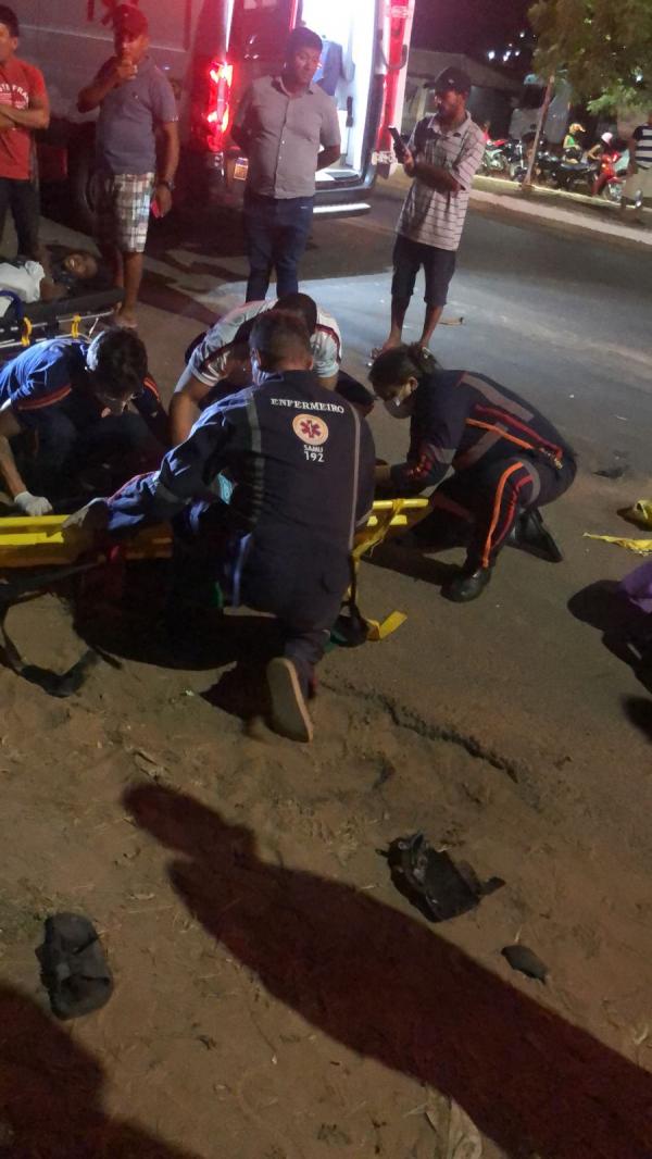 Acidente deixa uma vítima fatal e duas pessoas feridas em Floriano(Imagem:Reprodução)