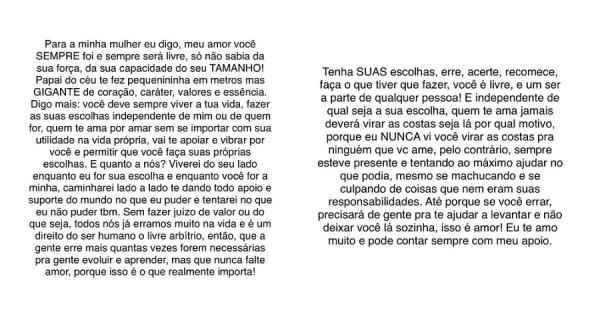 Noivo de Larissa Manoela posta mensagem em apoio à atriz.(Imagem:Reprodução/Instagram)