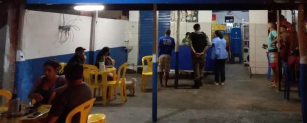 ?Avaliamos como tranquila a primeira noite de fiscalização. Teve a presença da vigilância sanitária e esperamos que hoje seja da mesma forma. Quinze estabelecimento nas Zonas Leste(Imagem:Reprodução)