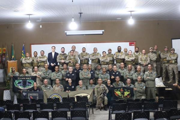 O curso teve como objetivo qualificar policiais civis, militares e bombeiros militares para compor a Força Estadual Integrada de Segurança Pública ? FEISP.(Imagem:Divulgação)